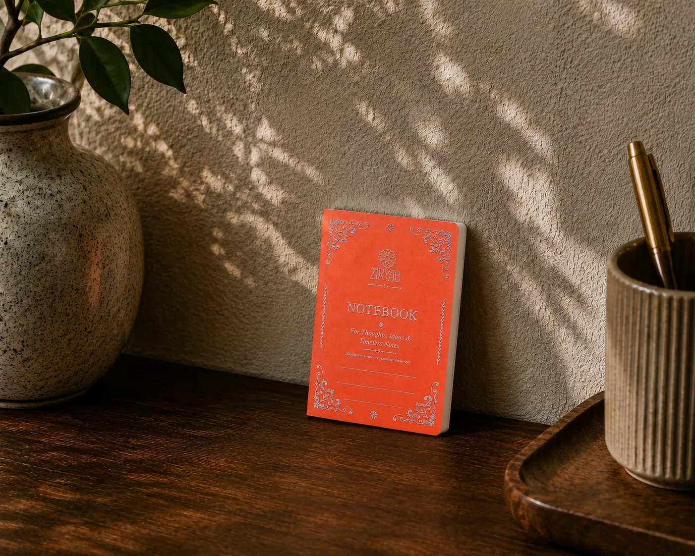 Ziryab Cep Boy Traveler's Notebook Turuncu