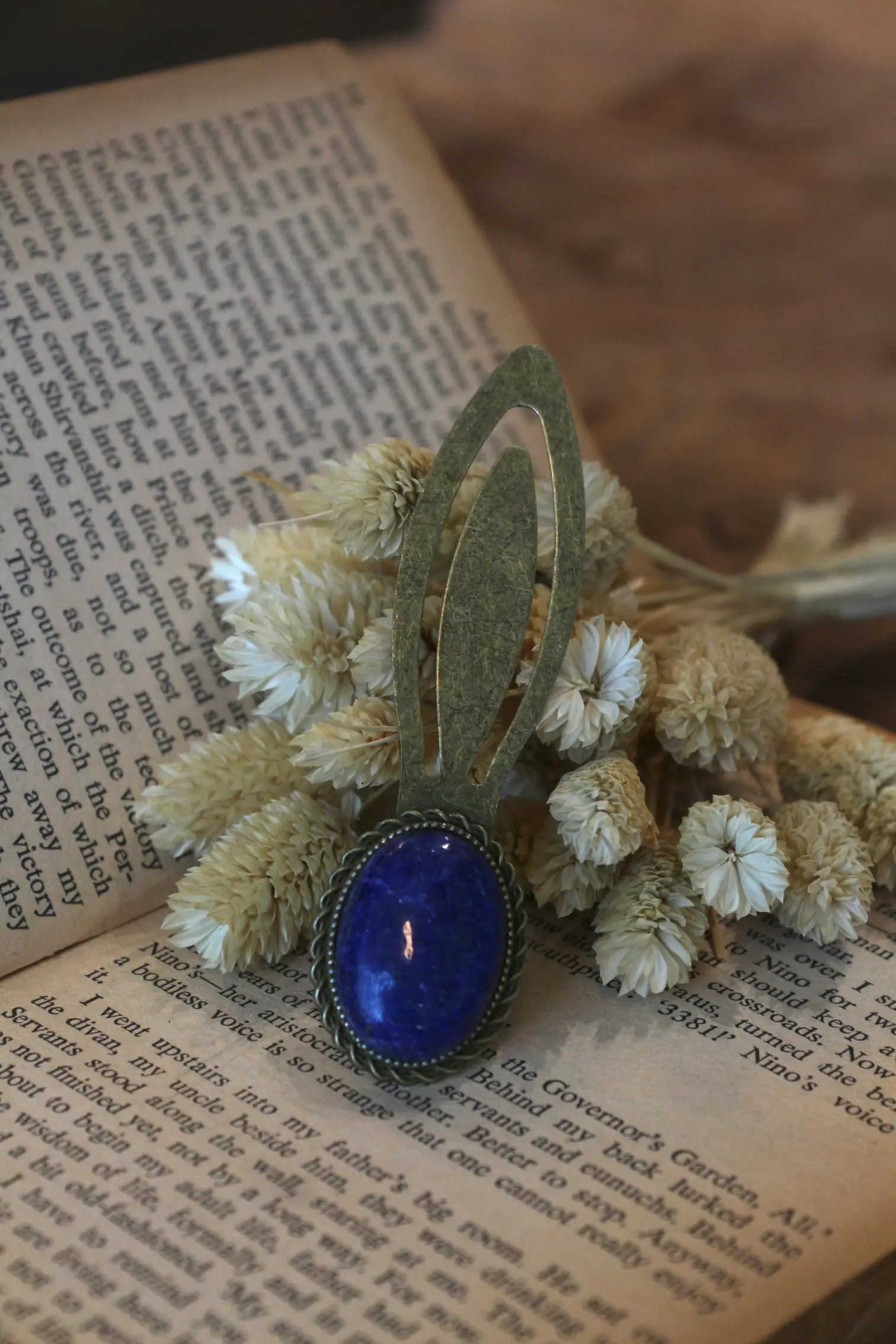Orijinal Lapis Taşlı Kitap Ataşı